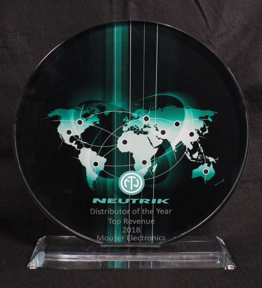 Neutrik Names Mouser Distributor of the Year